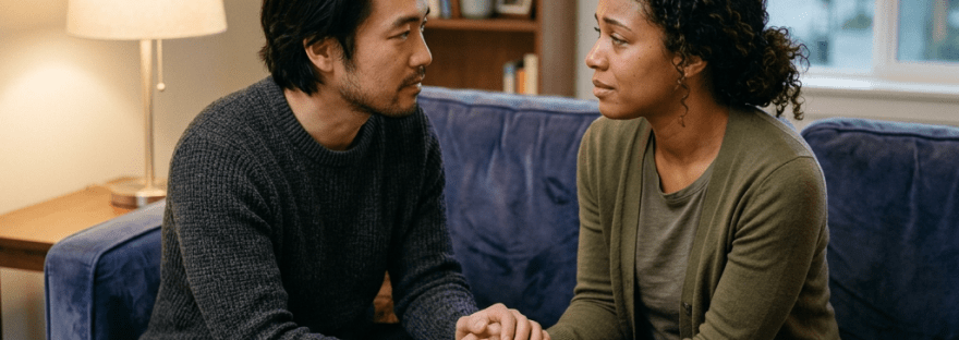 Serious and effective partner reconciliation concept